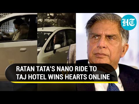 Ratan Tata visits Taj Hotel in Nano without bodyguards; Netizens hail him as ‘legend’- Viral video