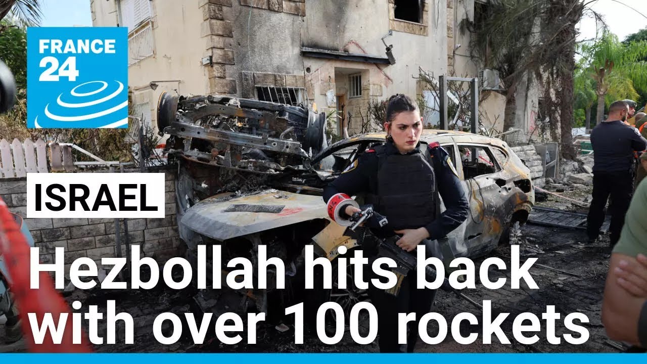 Hezbollah hits back Israel with more than 100 rockets across a wider and deeper area • FRANCE 24