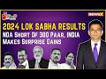 NDA Short Of 300 Paar, INDIA Makes Surprise Gains | Lok Sabha Election 2024 Result | NewsX