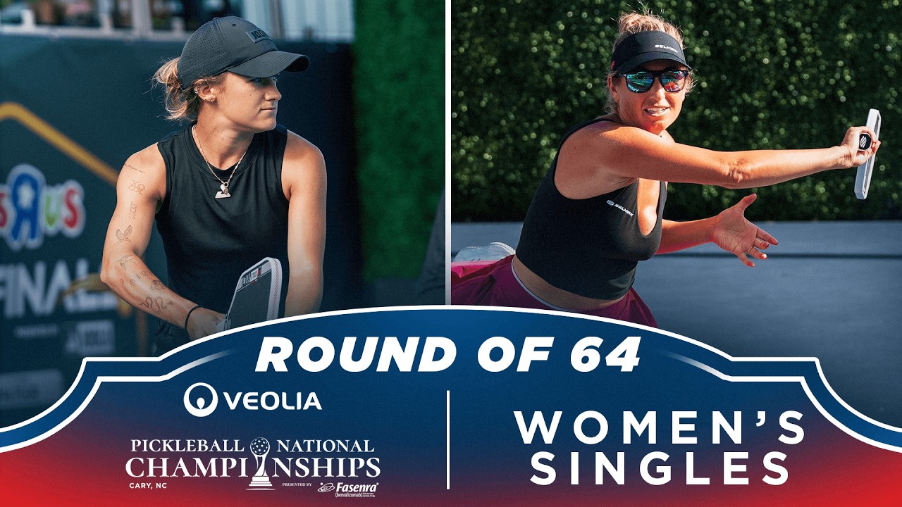 Lacy Schneemann v Lauren Stratman at the Veolia Atlanta Pickleball Championships