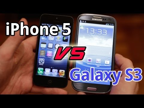 iPhone 5 vs Samsung Galaxy S3