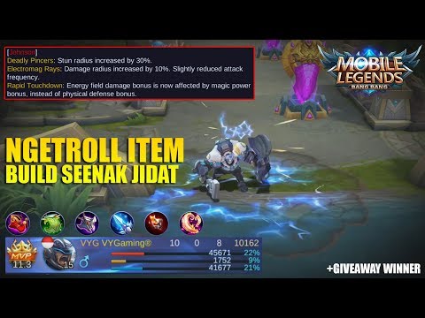 UDAH DI REWORK DI BUFF LAGI - Johnson Troll Build Full Magic items (Mobile Legends)