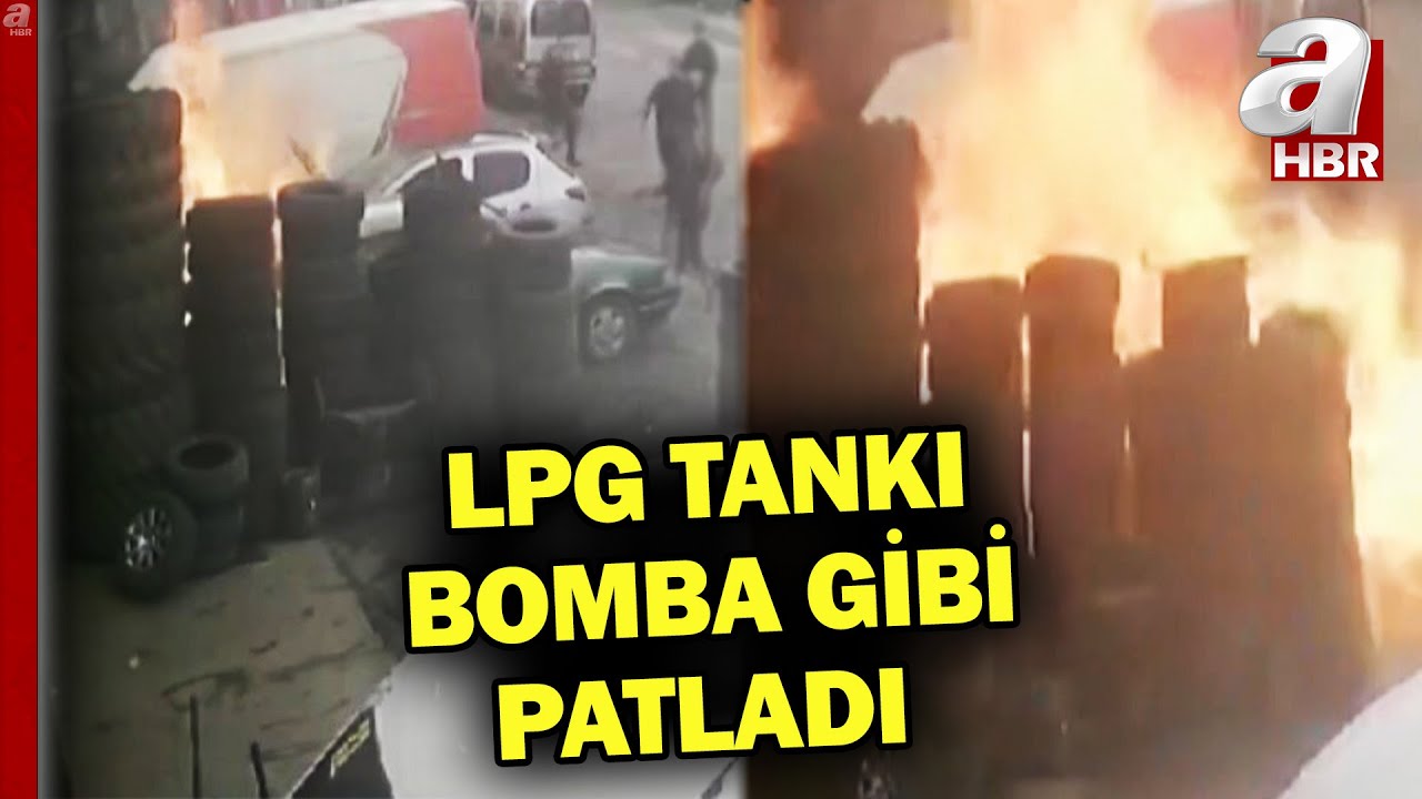 Gaziantep'te korku dolu anlar! Tamir sırasında otomobilin LPG tankı patladı | A Haber