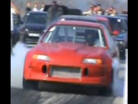 Honda civic turbo drag racing #7
