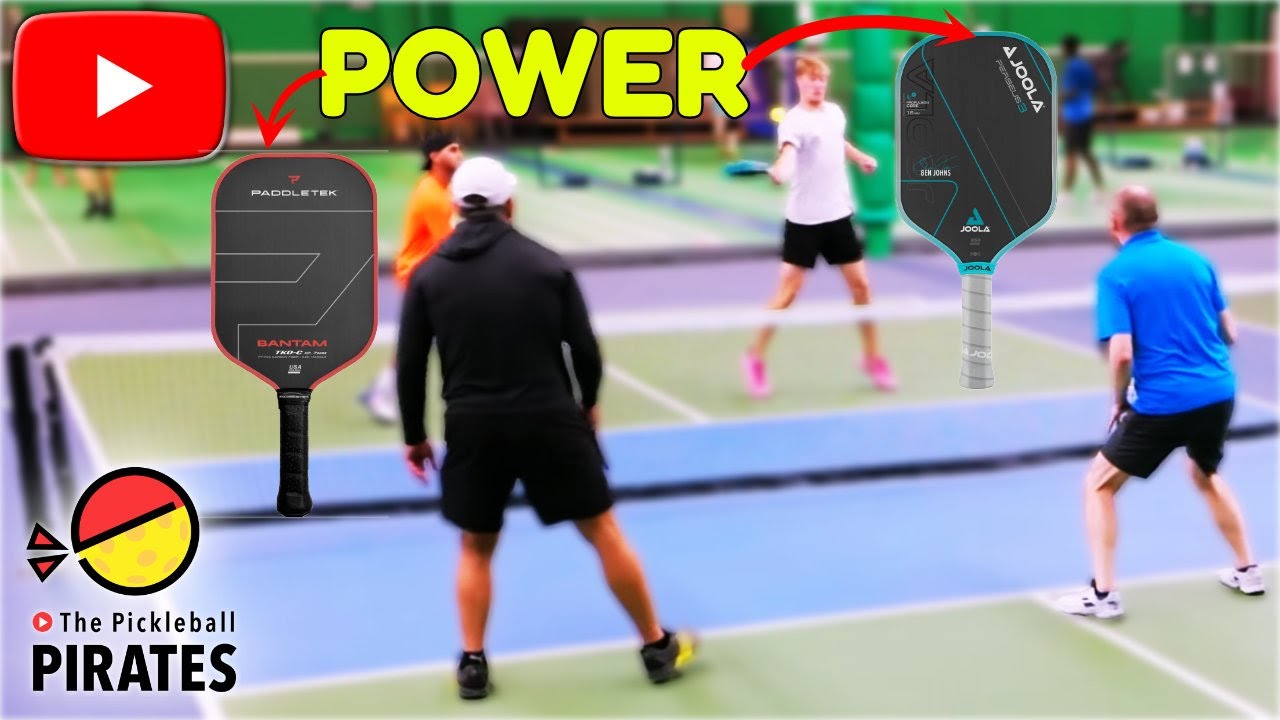 Playing Pickleball Against Power Paddles