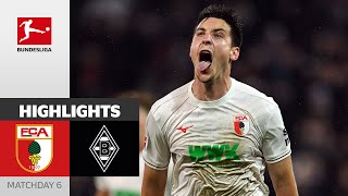 Schlotterbeck’s Thunderbolt | FC Augsburg — Borussia M’gladbach 2-1 | Highlights | Matchday 6