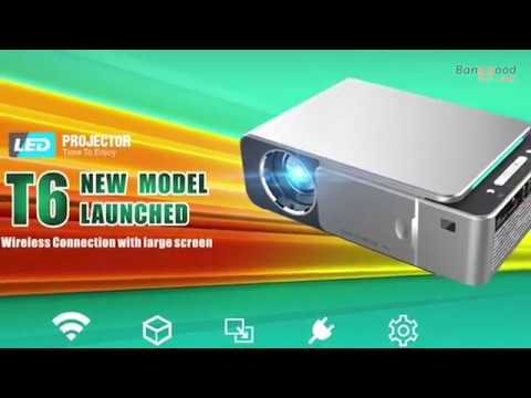 video מקרן T6 LCD