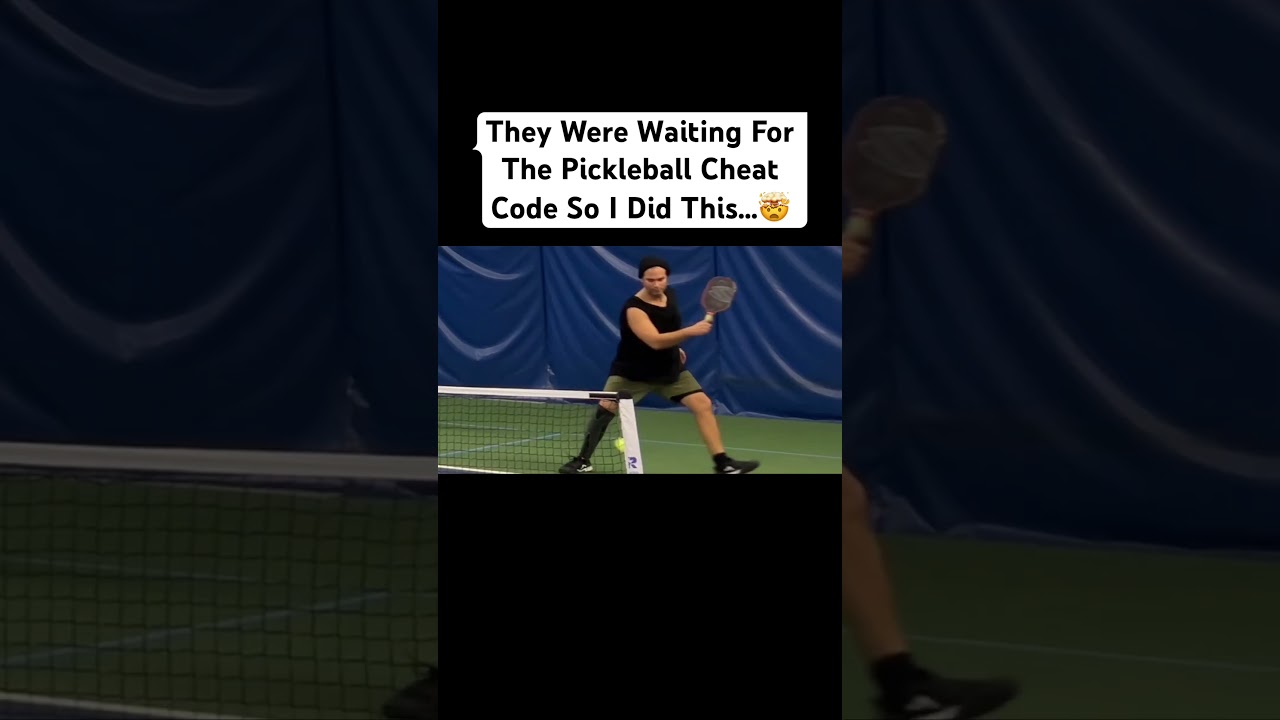 They Were Waiting For The Pickleball Cheat Code So I Did This! 🤯 #pickleball #fyp #viral #shorts