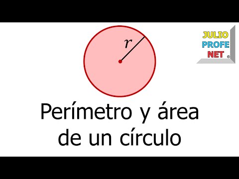 Perímetro y área de un círculo - YouTube