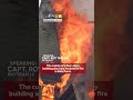 Fire engulfs buildings cupola in Fells Point #shorts  - 00:42 min - News - Video