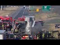 Semitrailer rear-ends bus carrying students in Ohio, killing 3 and sending 15 to hospital