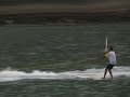 Raw: Water Skiers Carry Olympic Torch in Rio