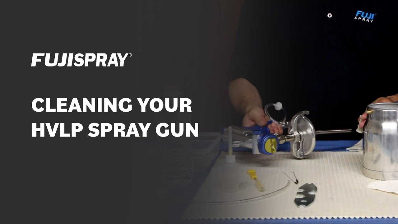 How To Clean Your Fuji Hvlp Spray Gun Youtube