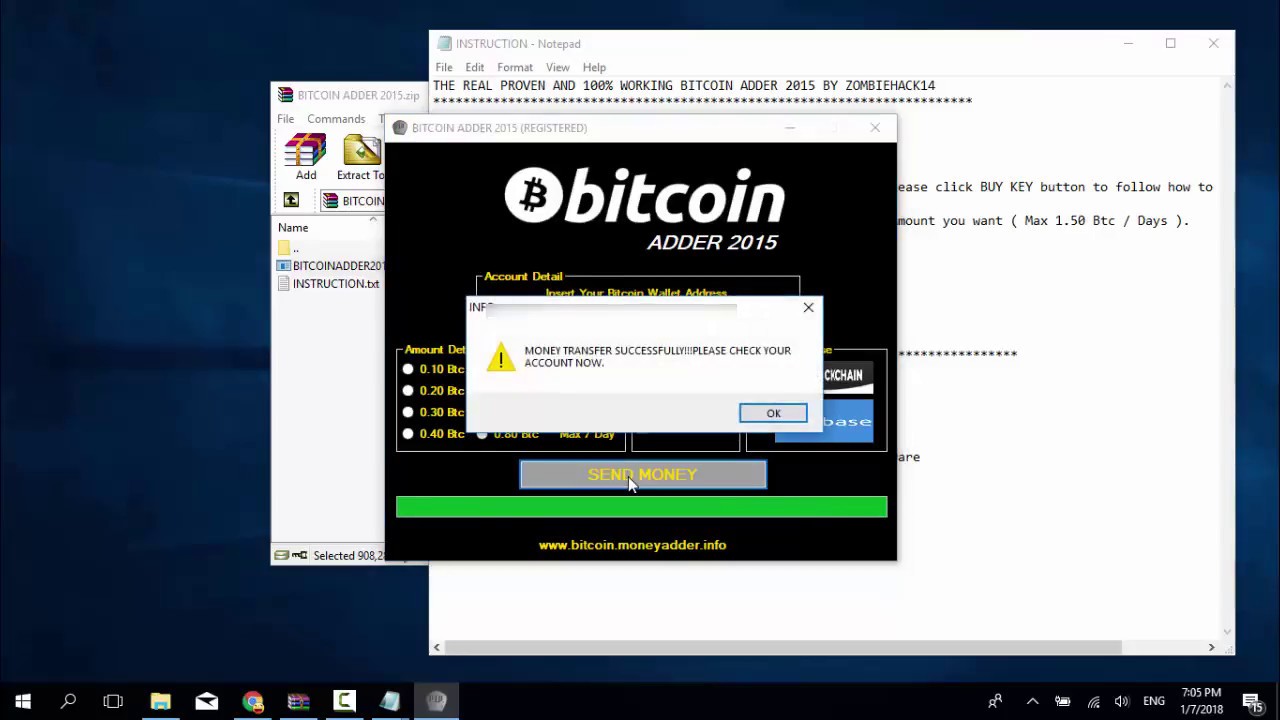 software adder bitcoin