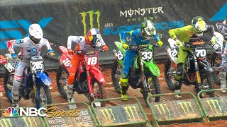 Supercross Round 14 in Atlanta | EXTENDED HIGHLIGHTS | 4/16/22 | Motorsports on NBC