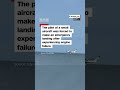 Plane flips over during emergency landing  - 01:13 min - News - Video
