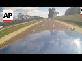 Dashcam video captures the moment jet crashed on Florida highway