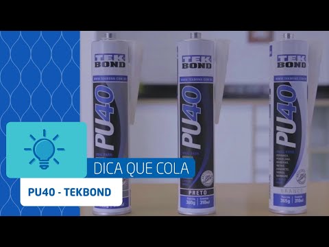 Adesivo Poliuretano PU40 Branco Cartucho 310Ml Tekbond - Vídeo explicativo