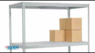 High Capacity Wire Deck Shelf 72"W x 36"D