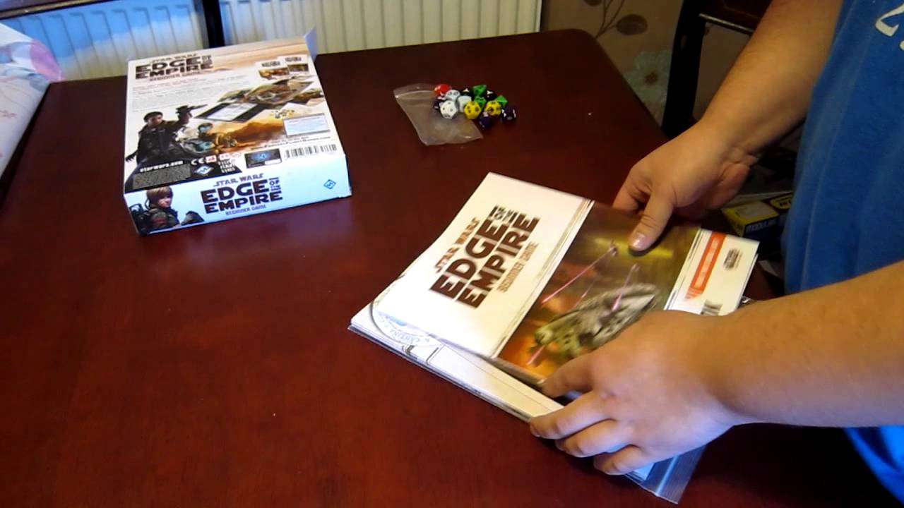 Star Wars Edge of the Empire Beginner Game Unboxing - YouTube