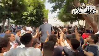 شاهد احتفالات طلاب الثانوية العامة في آخر أيام الامتحانات