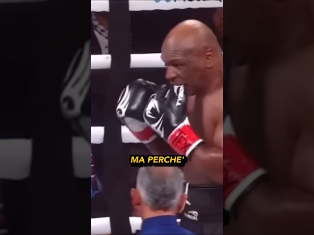 Mike Tyson morde i guantoni 🤔🥊🦷