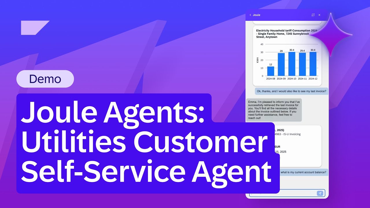Joule Agents: Utilities Customer Self-Service Agent | Demo