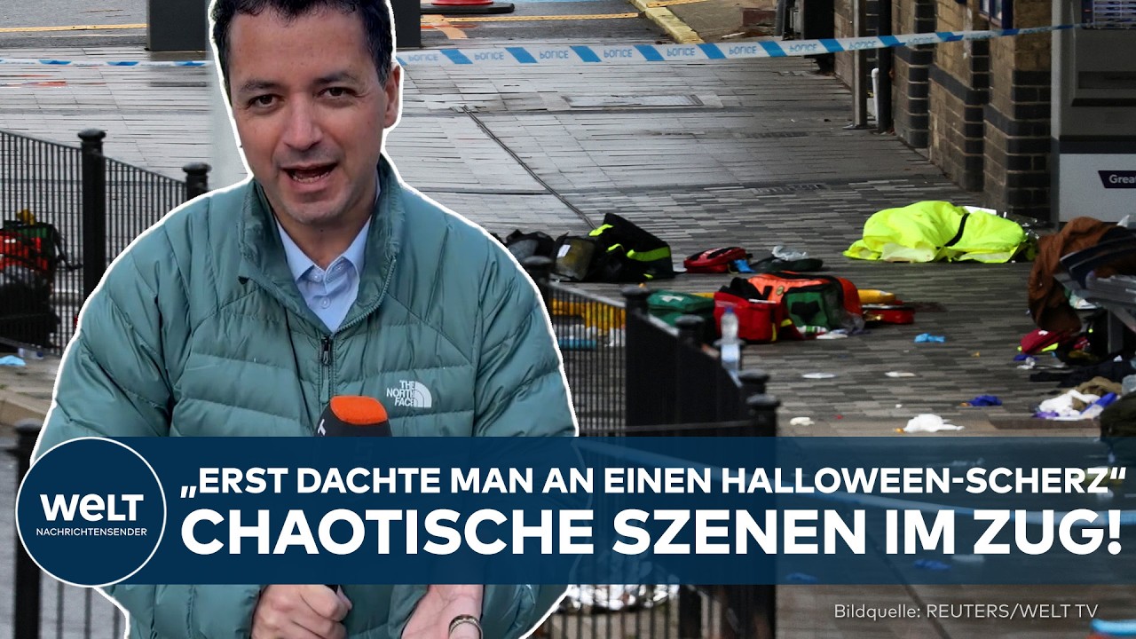 MESSER-DRAMA IM ZUG: Minuten der Panik! – Fahrgäste dachten zuerst an einen Halloween-Scherz!