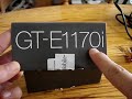 Samsung GT-E1170i unboxing