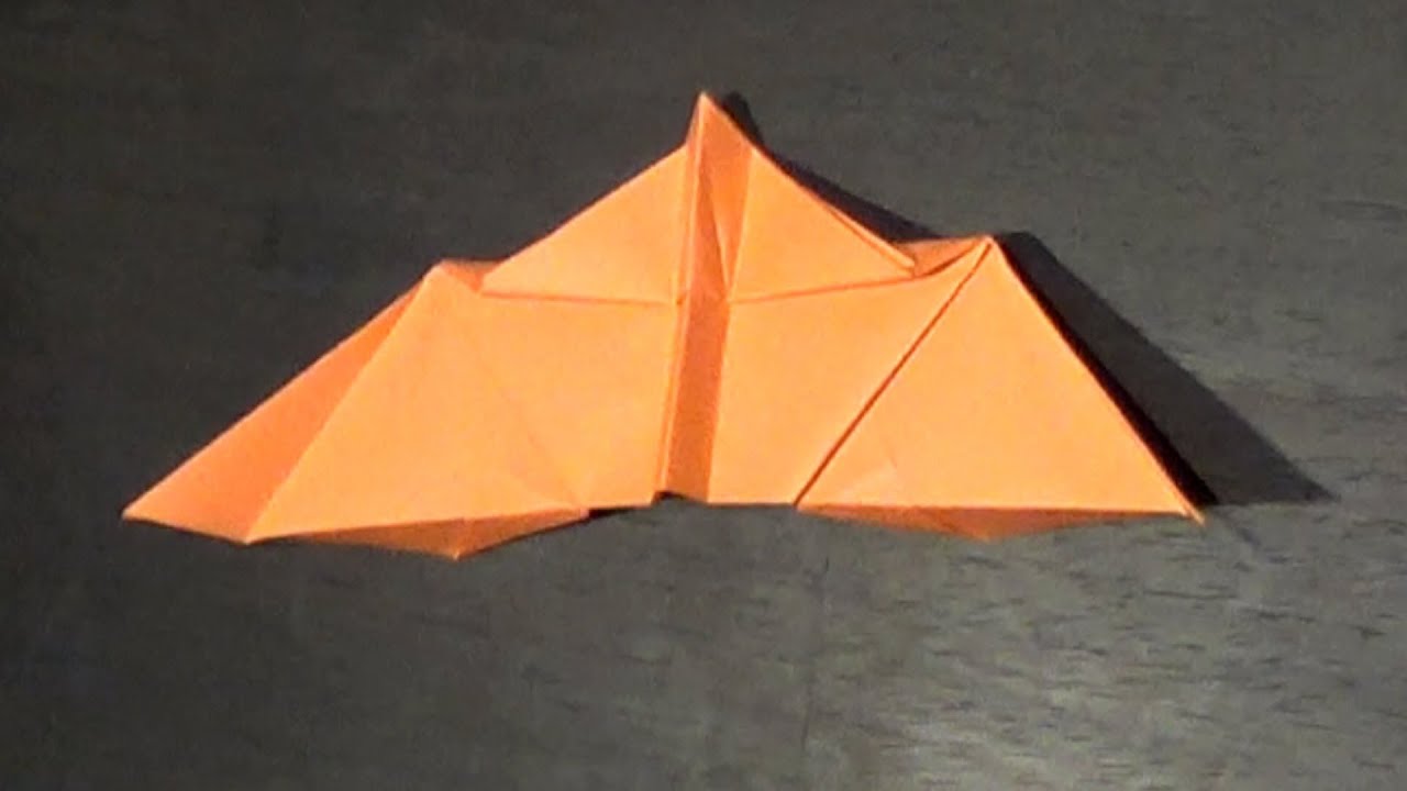 Paper Airplane Flying Bat Origami YouTube