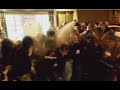 RAW: Police pepper spray labor reform protesters in Paris