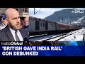 British Gave India Rail? History Completely Derails Turning Point UKs Nick Tenconis Viral Lie!