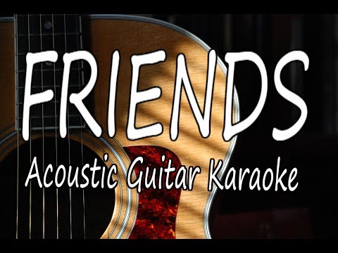 Friends - Marshmello & Anne-Marie (Acoustic Guitar Karaoke)