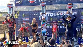 Jett Lawrence starts 450 career strong with Fox Raceway win in Round 1 | Motorsports on NBC