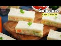 అందరికి నచ్చే చల్ల చల్లని కోల్‌స్లా శాండ్విచ్ | Best Coleslaw Sandwich | Veg Sandwich Recipe