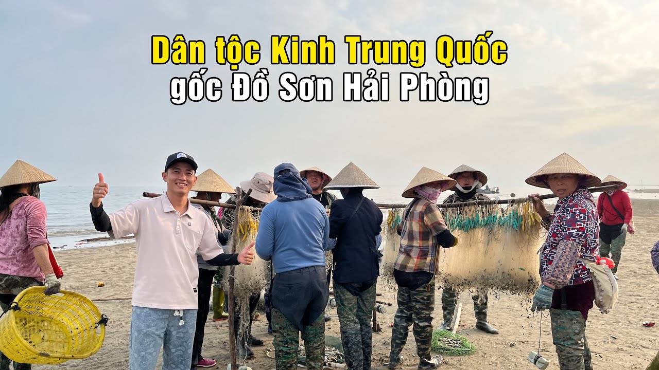 Xem bà con người Trung gốc Việt đánh cá ở gần biên giới Việt Trung