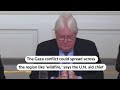 Gaza war could spread like wildfire: UN aid chief Martin Griffiths  - 01:22 min - News - Video