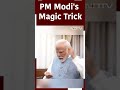 PM Modi Performs Magic Trick To Impress His Young Friends  - 00:45 min - News - Video