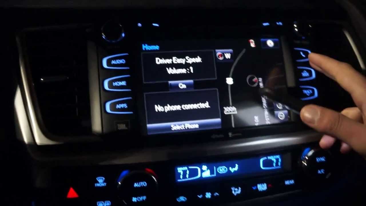 how to setup bluetooth in toyota highlander #2