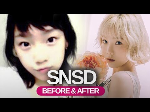 SNSD - Predebut VS Now : Before And After