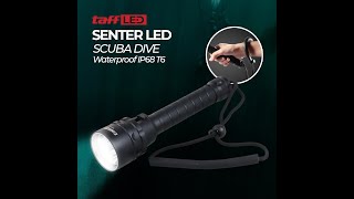 Pratinjau video produk TaffLED Senter LED Scuba Dive Waterproof IP68 T6 - TG-S151