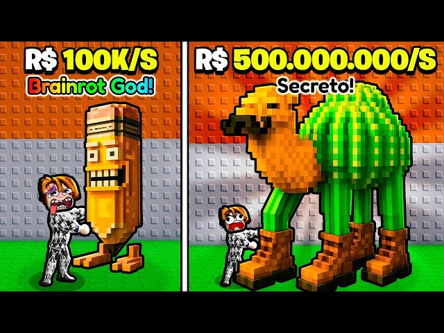 REVELOU OS NOVOS BRAINROTS E FOI DORMIR... (🕹️ Roube um Brainrot)