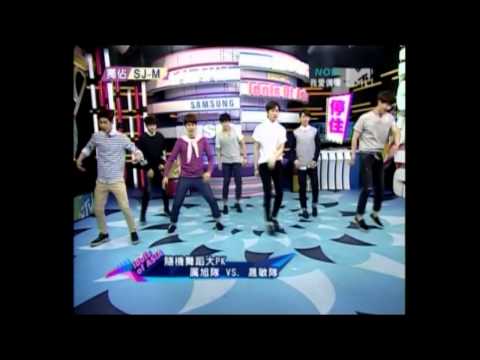140630 Super Junior-M 年輕人隊VS老人隊 隨機舞蹈PK