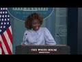 LIVE: White House briefing with Karine Jean-Pierre  - 00:00 min - News - Video