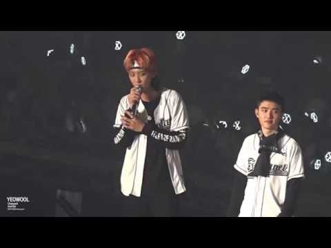 160731 EXO'rDIUM 찬열 엔딩 멘트