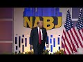 LIVE: Trump attends National Association of Black Journalists convention  - 00:00 min - News - Video