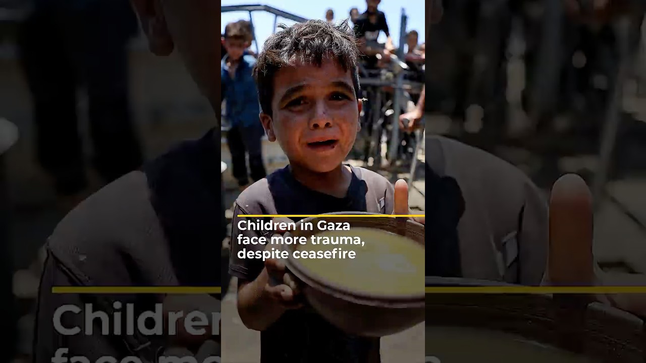 Children in Gaza face more trauma, despite ceasefire | AJ shorts