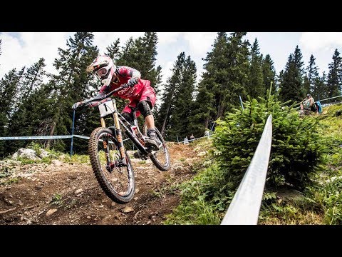 Can You Guess the Speed of Greg Minnaar? | UCI MTB World Cup Lenzerheide, Switzerland winning run