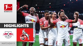 RB Leipzig — 1. FC Köln 6-0 | Highlights | Matchday 9 – Bundesliga 2023/24