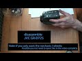 JVC GR-D725 disassemble miniDV Camcorder